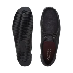 Snøresko^Clarks Stilfulde WALLACRAFT LO Sko Sort
