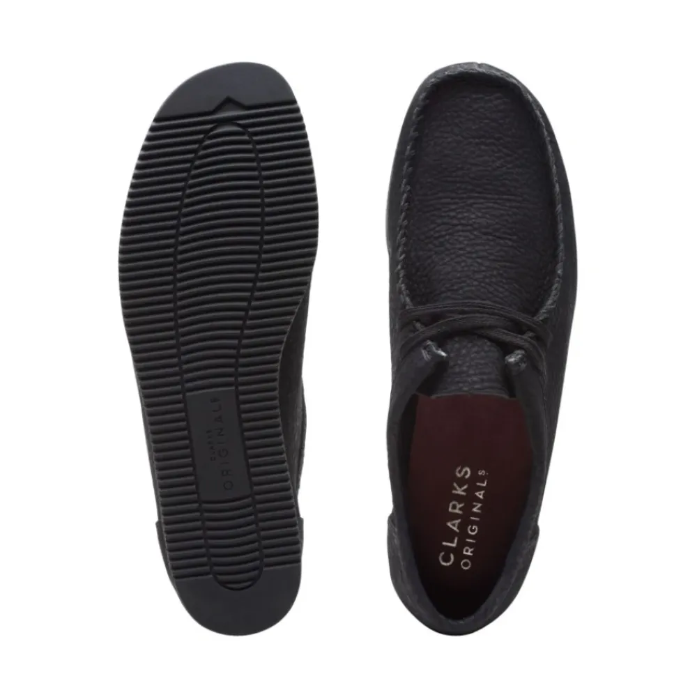 Snøresko^Clarks Stilfulde WALLACRAFT LO Sko Sort