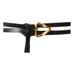 Bælter^Bottega Veneta Stilfuldt læderbælte Sort