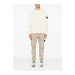 Strik<Stone Island Stilfuldt strik til mænd Beige