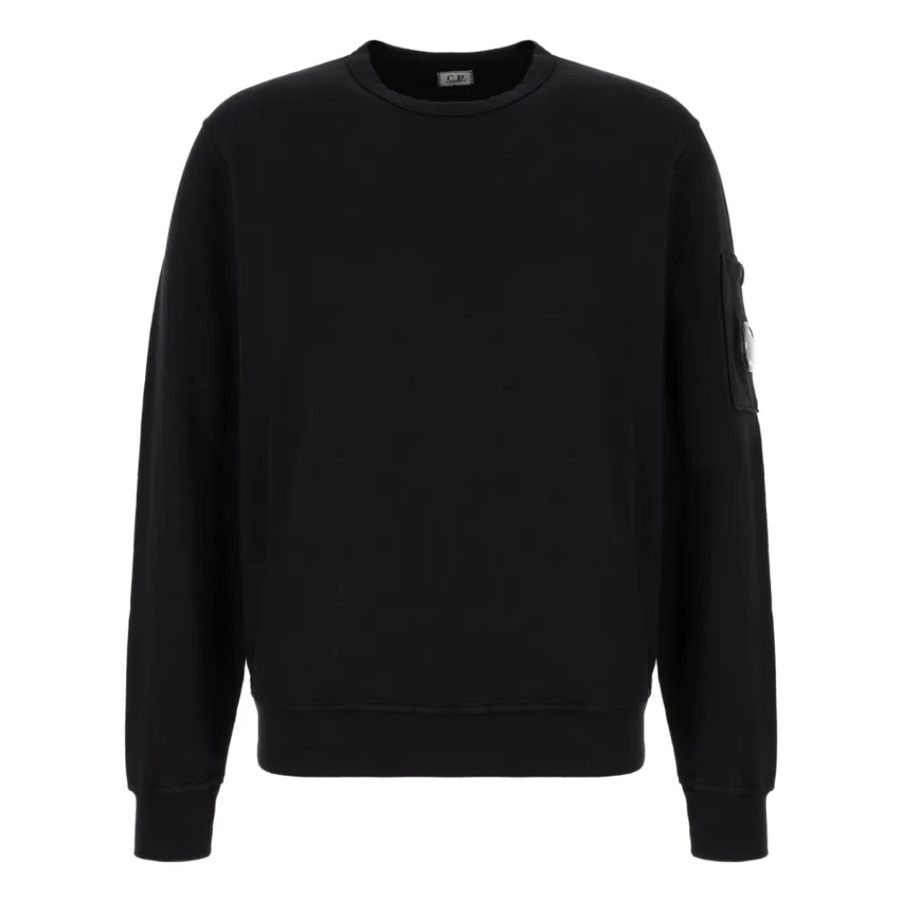 Sweatshirts^C.P. Company Stilfuldt Sweatshirt til Mænd Sort