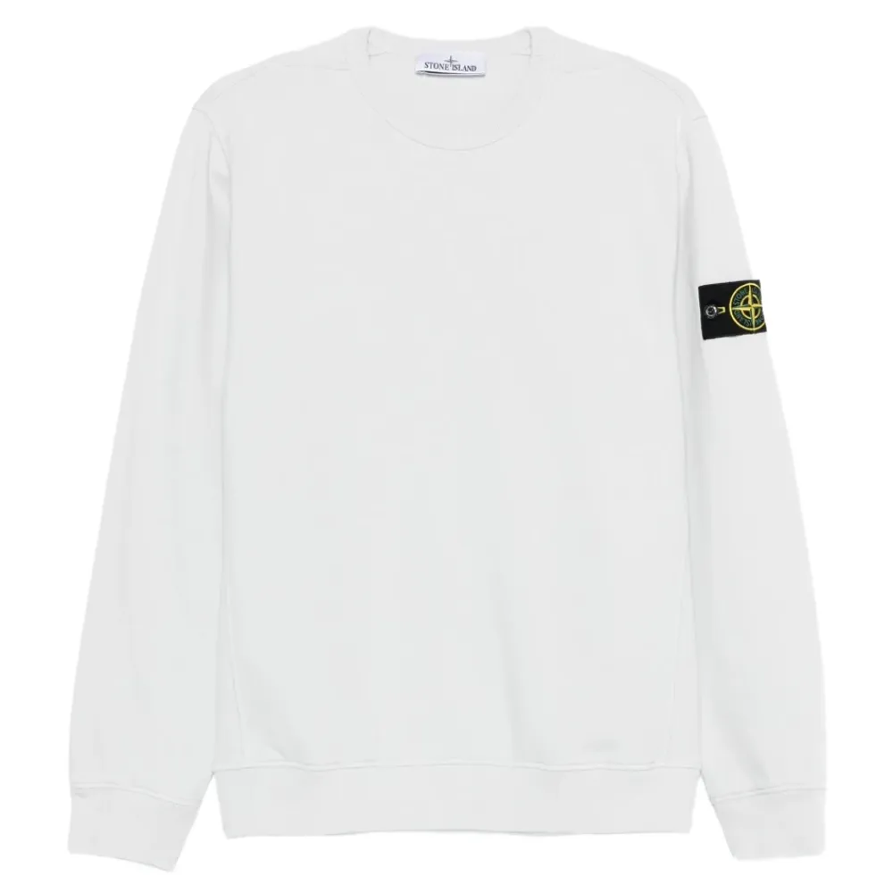 Trøjer|Sweatshirts<Stone Island Sweaters White Hvid