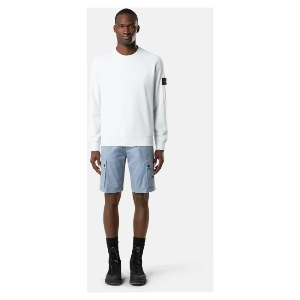 Trøjer|Sweatshirts<Stone Island Sweaters White Hvid