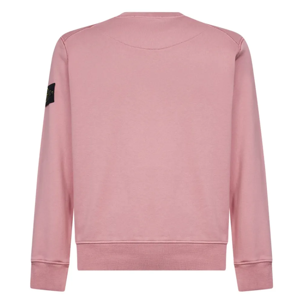 Trøjer|Sweatshirts<Stone Island Sweatshirts Pink