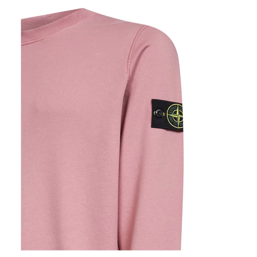 Trøjer|Sweatshirts<Stone Island Sweatshirts Pink