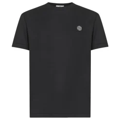 T-Shirts<Stone Island T-shirts og Polos Sort