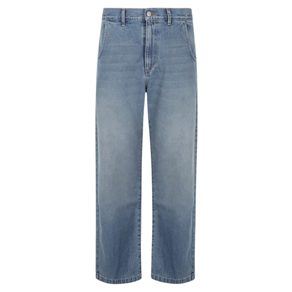 Jeans^mfpen Straight Cut Jeans Blå