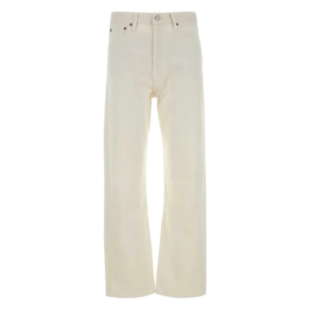 Jeans<Agolde Straight Jeans Hvid