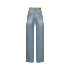 Jeans^The Attico Straight Leg Jeans Blå