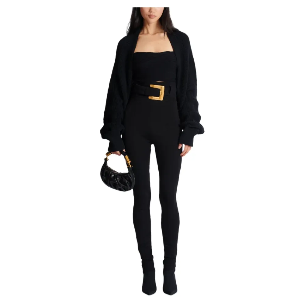 Bukser<Balmain Stretch Bukser Sort