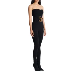 Bukser<Balmain Stretch Bukser Sort