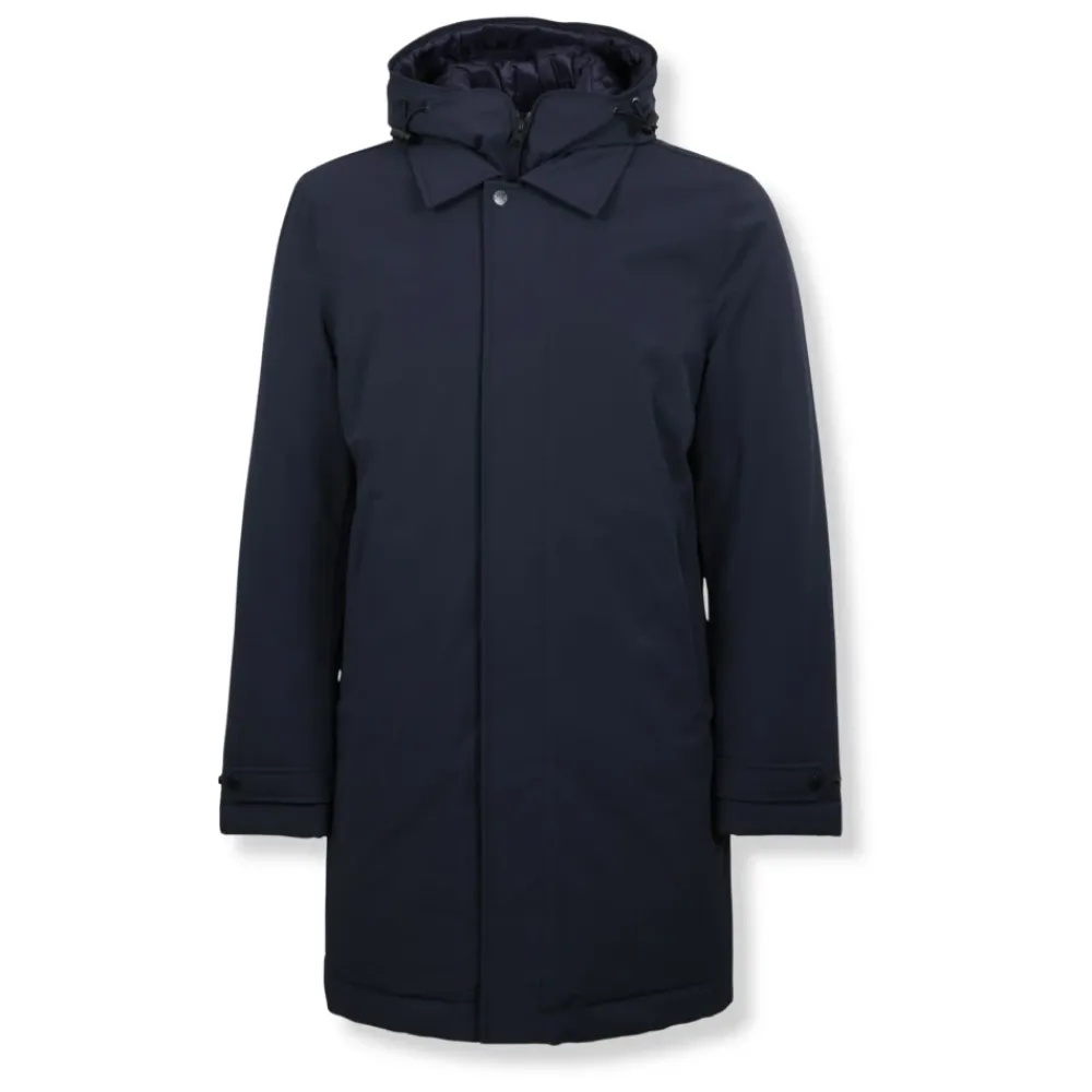 Frakker<Woolrich Stretch 2-i-1 Carcoat Blå