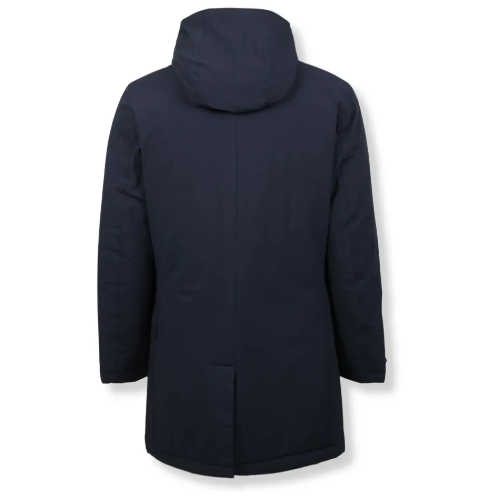 Frakker<Woolrich Stretch 2-i-1 Carcoat Blå
