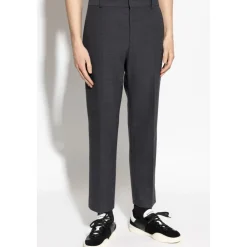 Bukser^Acne Studios Stretch Uldbukser Grå