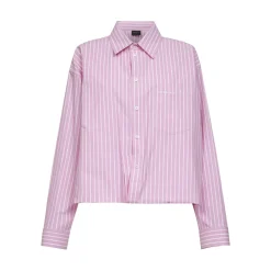 Bluser & Skjorter<Balenciaga Stribet Skjorte Pink