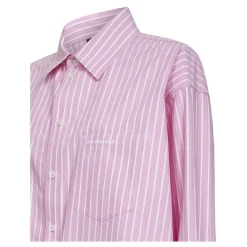 Bluser & Skjorter<Balenciaga Stribet Skjorte Pink