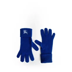 Handsker|Handsker<Burberry Strikkede Equestrian Cashmere Handsker Blå