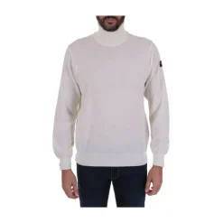 Strik^Paul & Shark Strikket Rullekrave Hvid