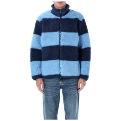 Fleece^Ralph Lauren Striped Pile Fleece Jacket Blå