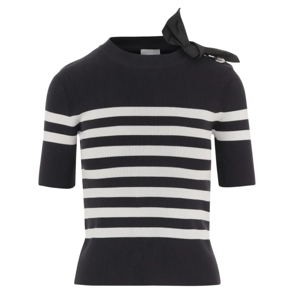 Striktrøjer & Sweatere<Patou Stripes Knitted T Shirt Multifarvet