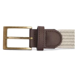 Bælter & Seler^Barbour Stræk Nevis Bælte med Imiteret Læder Beige