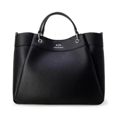 Indkøbstasker<Armani Exchange Struktureret Tote Håndtaske Sort