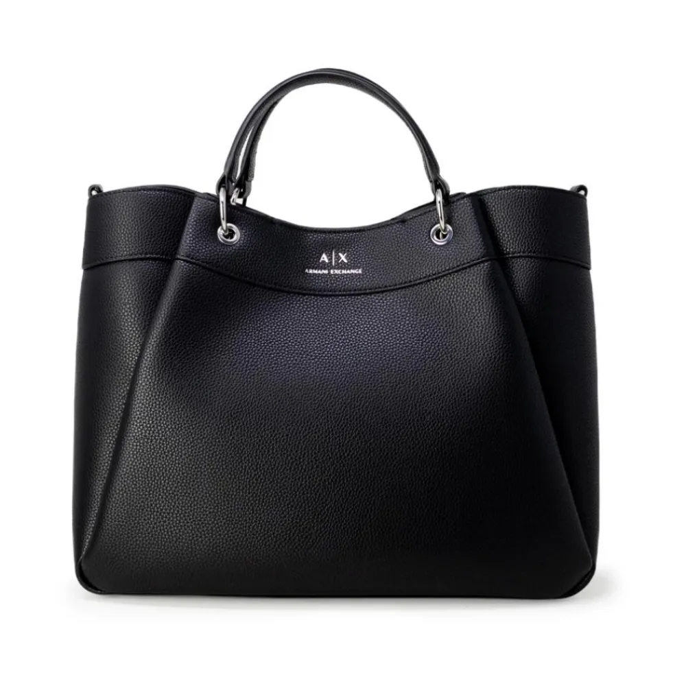 Indkøbstasker<Armani Exchange Struktureret Tote Håndtaske Sort