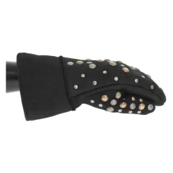 Handsker<Dolce & Gabbana Studded Shearling Handsker - Sort Grå