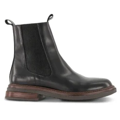 Støvler|Chelsea Boots<Angulus Støvle med elastik Sort