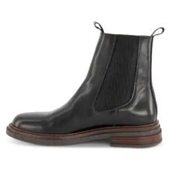 Støvler|Chelsea Boots<Angulus Støvle med elastik Sort