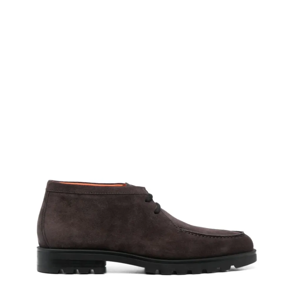 Støvler^Santoni Suede Desert Boots Brun