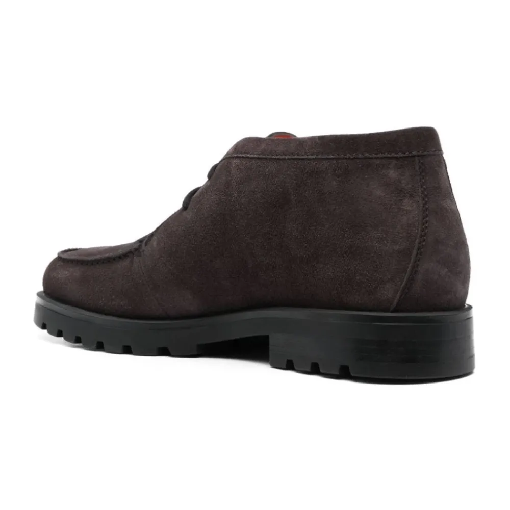 Støvler^Santoni Suede Desert Boots Brun