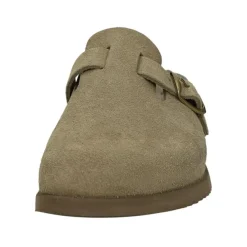 Loafers^Mephisto Suede Flade Sandaler med Spænde Lukning Grå