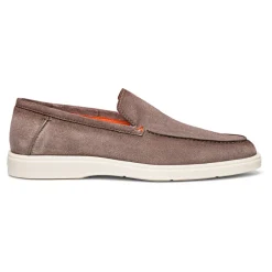Loafers^Santoni Suede Loafer Brun