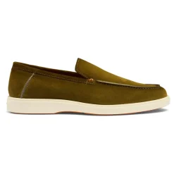 Loafers^Santoni Suede Loafer Grøn
