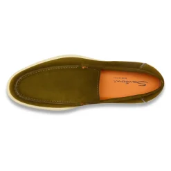 Loafers^Santoni Suede Loafer Grøn