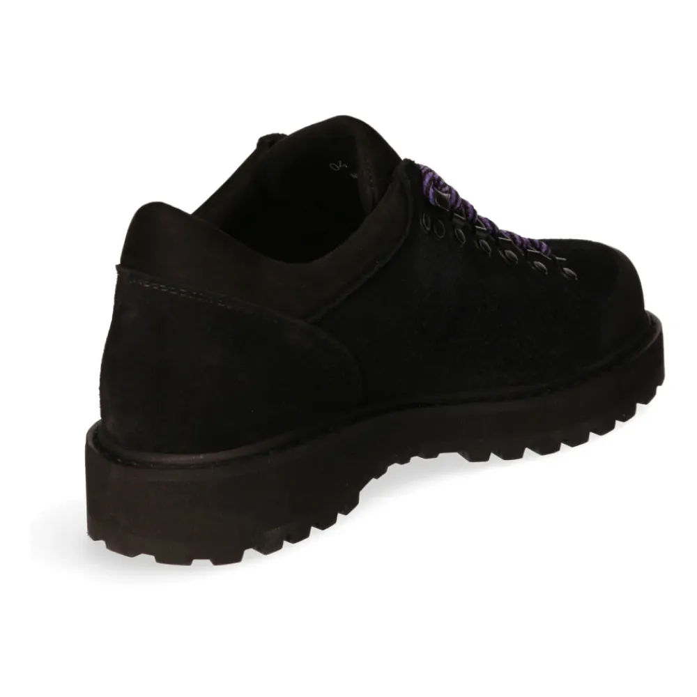 Business Sko<Diemme Suede Low-Top Støvle med Vandtæt Profileret Sål Sort