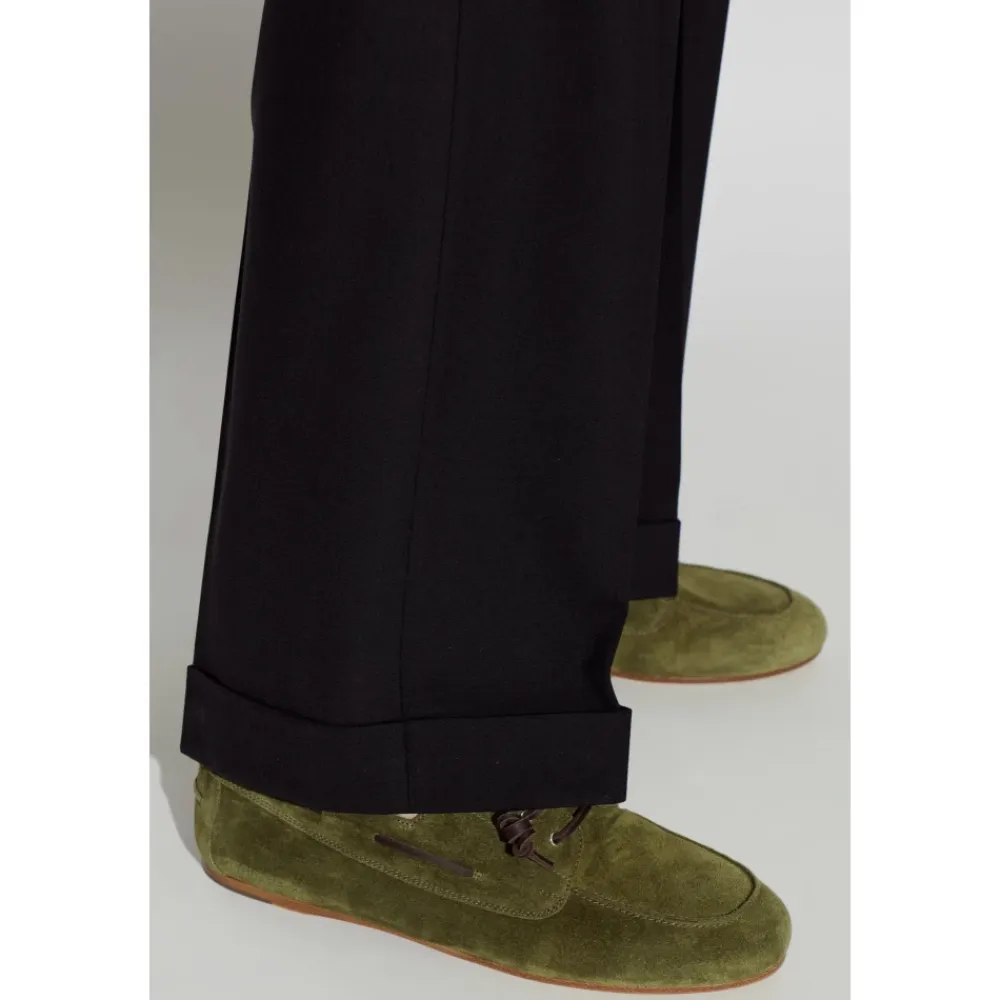 Sejlersko<Dsquared2 Suede Sko Grøn