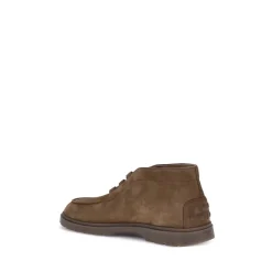 Støvler^Tod's Suede Snøresko med Præget Logo Brun