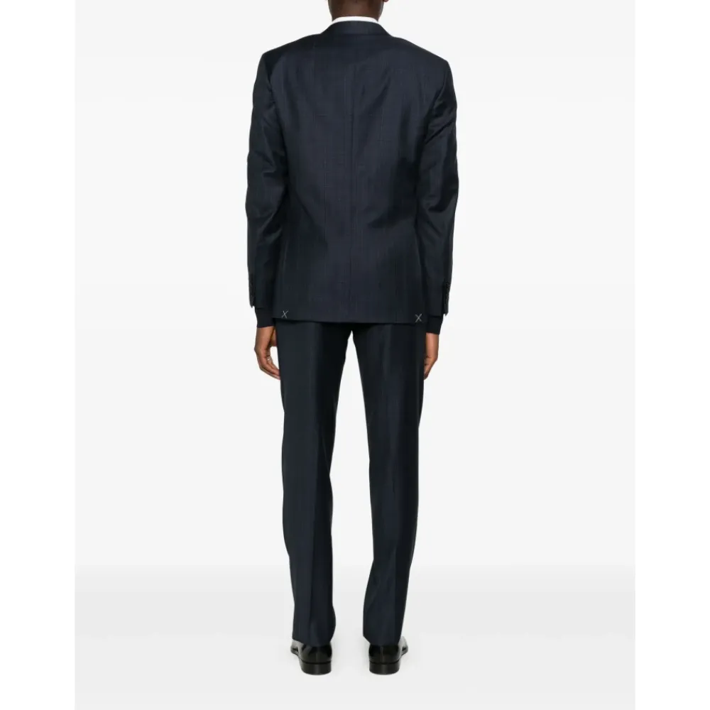 Jakkesæt<Canali Super 130's Wool Suit Blå