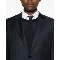 Jakkesæt<Canali Super 130's Wool Suit Blå
