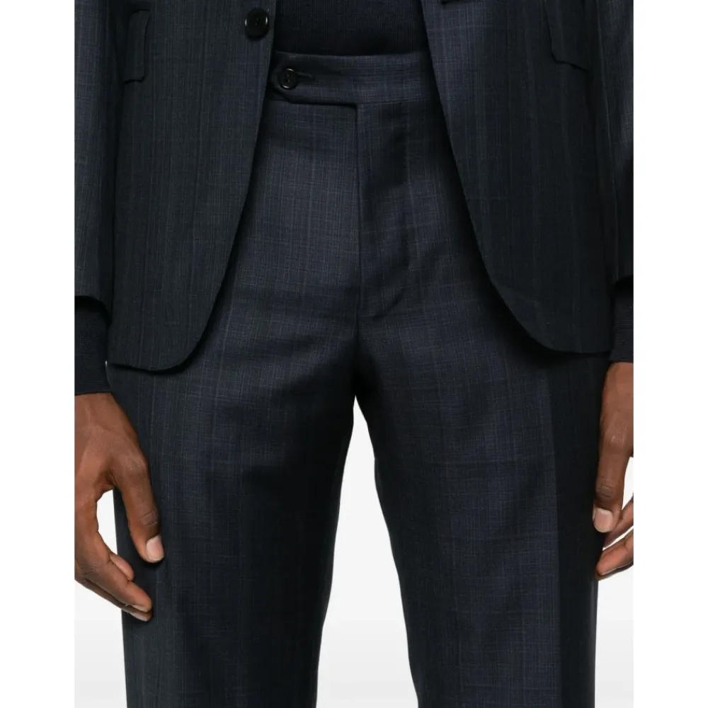 Jakkesæt<Canali Super 130's Wool Suit Blå