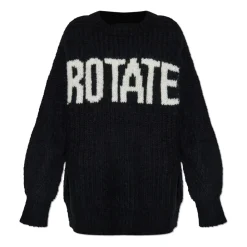 Striktrøjer & Sweatere<ROTATE Birger Christensen Sweater med logo Sort
