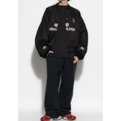 Bukser<Balenciaga Sweatpants med logo Sort