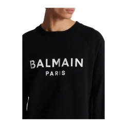 Sweatshirts^Balmain Sweatshirt Sort