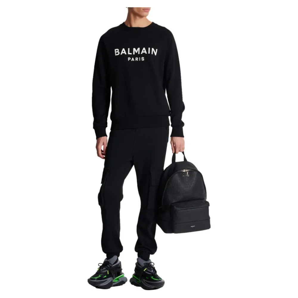 Sweatshirts^Balmain Sweatshirt Sort