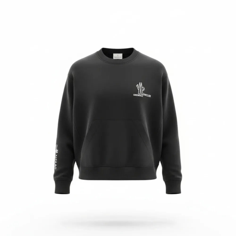 Trøjer|Sweatshirts^Moncler Sweatshirt Sort