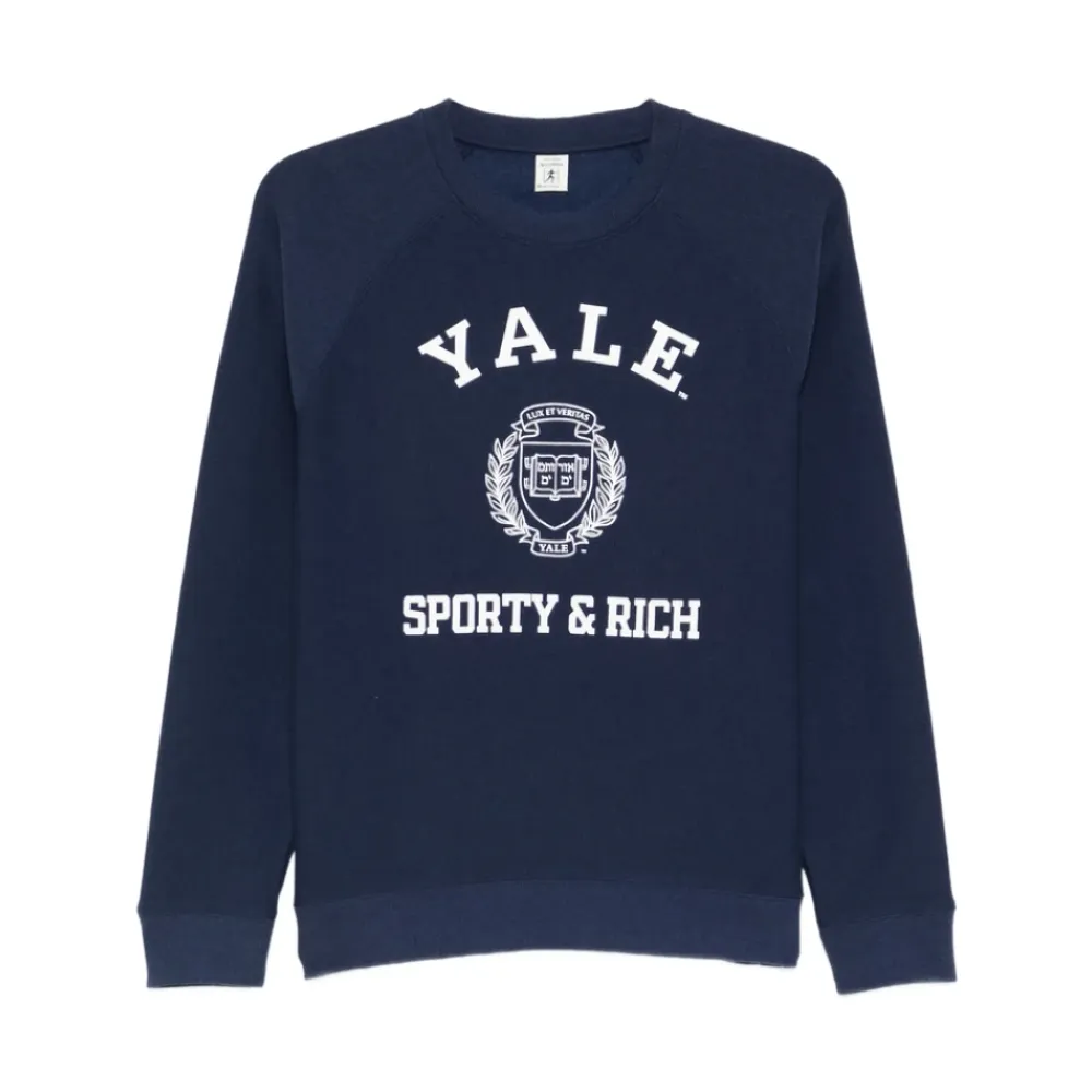 Sweatshirts^Sporty & Rich Sweatshirt Blå