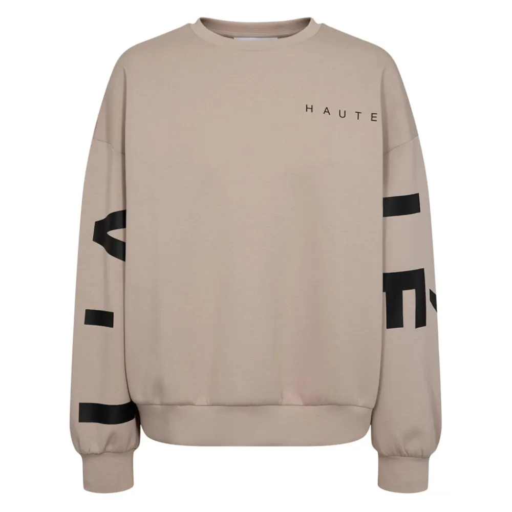 Sweatshirts|Striktrøjer & Sweatere<Haute L'Amitié Sweatshirts Beige