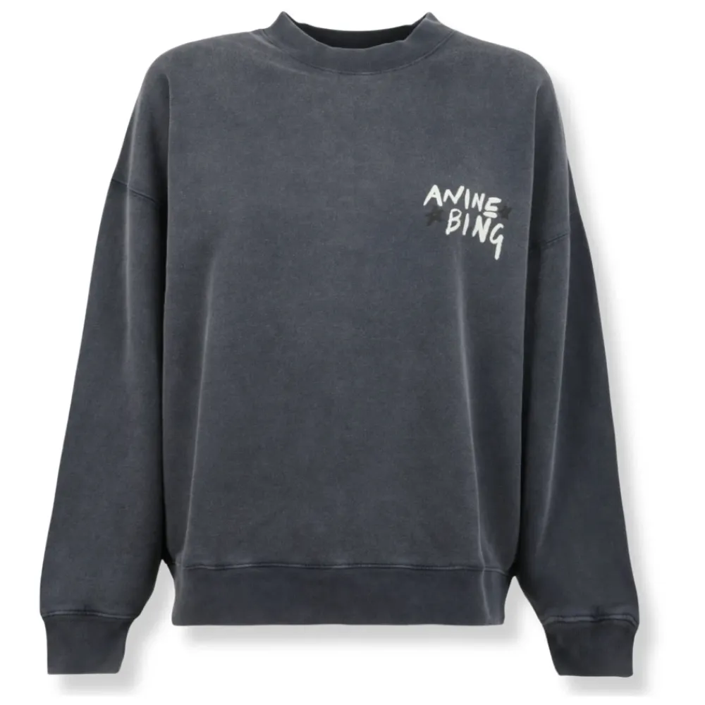 Striktrøjer & Sweatere|Sweatshirts<Anine Bing Sweatshirts Sort